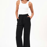 ROLLAS CHLOE PLEAT LINEN PANT