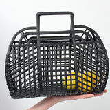 RETRO JELLY BASKET, BLACK