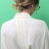 VINTAGE CREAM SILK YSL BLOUSE