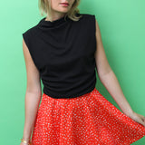 AMALFI POLKA DOT MINI SKIRT