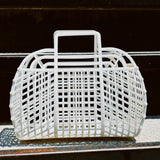 RETRO JELLY BASKET, PEARL