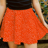 AMALFI POLKA DOT MINI SKIRT