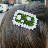 LAMB CROCHET HAIR CLIP