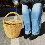 LARGE CANE BIRKIN BASKET