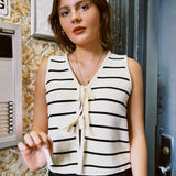 BILLIE KNIT STRIPE VEST