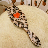 HEART HANDMADE HAIR BRUSH, TORTOISE