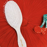 CHERRY HANDMADE HAIR BRUSH, PEARL